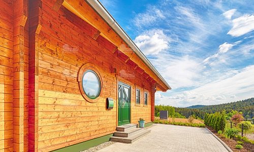 LeonWood-Blockhaus_Alaska_03_Hauseingang